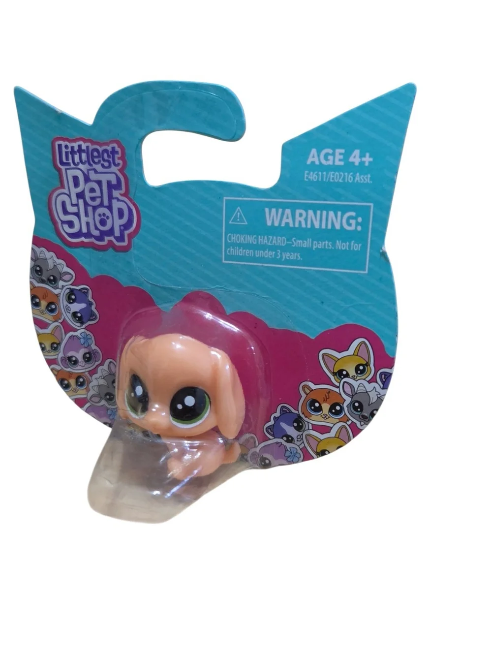 Littlest Pet Shop Peach Orange Puppy Figure